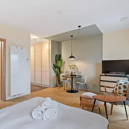 All In Studio With Private Parking City Lux *