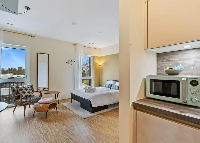 דירה All In Studio With Private Parking City Lux